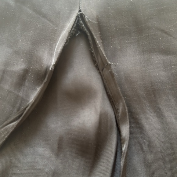 2 Piece Black Satin Set - Picture 3 of 3